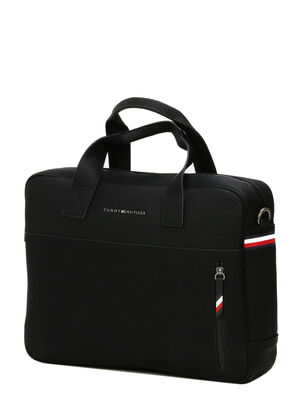 Sacoche ordinateur Tommy Hilfiger Essential 15.6 pouces Black