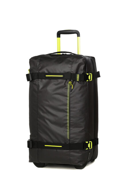 Sac de voyage à roulettes Urban Track Coated M 68 cm Black/Lime