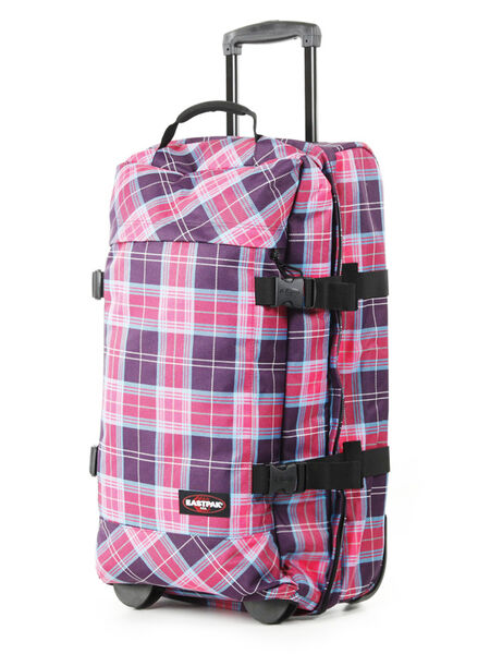 Sac de voyage à roulettes Tranverz M - 66 cm Neon Pink
