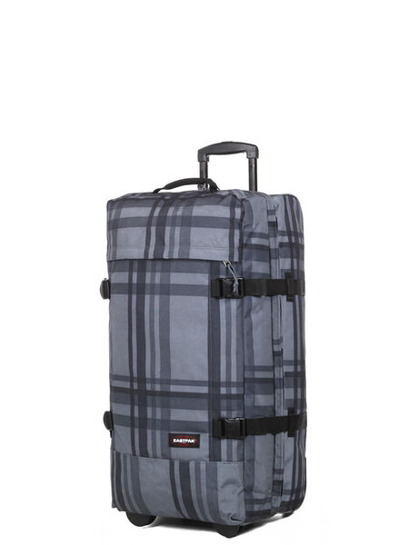 Sac de voyage à roulettes Tranverz L - 77 cm Checkci Grey