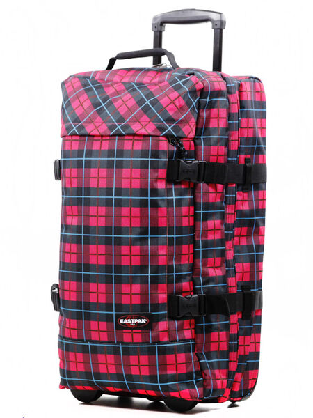 Sac de voyage à roulettes Tranverz M - 66 cm Unichecks Pink