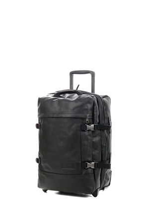 Sac de voyage Eastpak Tranverz S Leather 51 cm Black Ink Leather