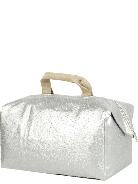 Sac de voyage Autruche 72 cm Argent