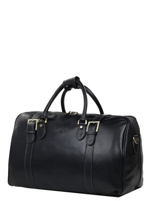 Sac de voyage Katana Travel 50 cm - cuir gras Noir