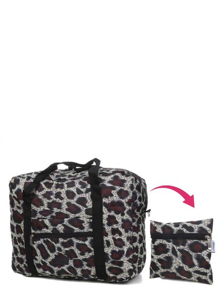 Sac pliable Packable Gold Leopard 45 cm