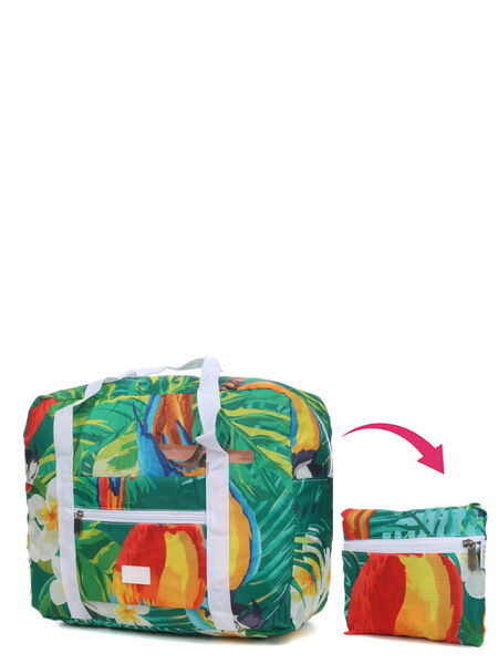 Sac pliable Packable Tropical Parrot 45 cm