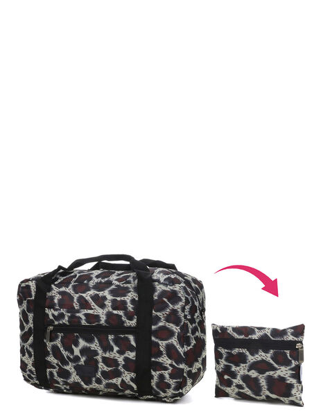 Sac pliable Packable Gold Leopard 40 cm