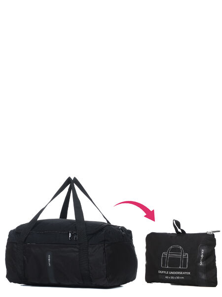 Sac pliable S 40 cm Noir