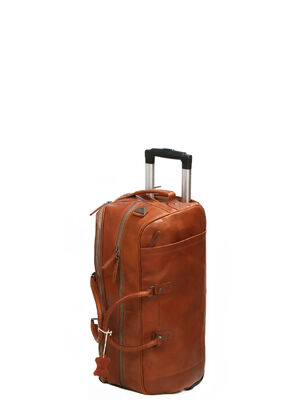 Sac de voyage trolley The Chesterfield Brand Jayven 50 cm Cognac