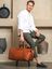 Sac de voyage cabine Cavoli 55 cm Cognac Cognac