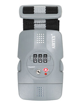 Sangle � code TSA Noir Gris