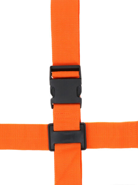 Set de 2 sangles crois�es Orange