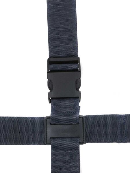 Set de 2 sangles crois�es Bleu