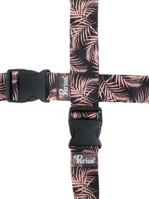 Set de 2 sangles crois�es Periea Peach Fern Noir
