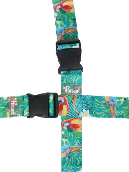 Set de 2 sangles crois�es Tropical Parrots