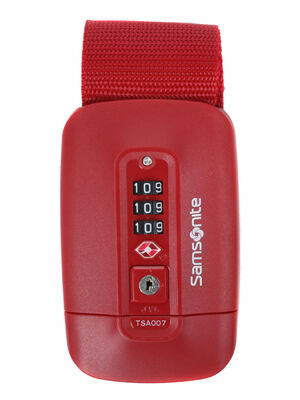 Sangle � code TSA Samsonite Red