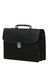 Serviette Audace 38 cm - 2 soufflets Noir