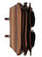 Serviette cuir Signature 37.5 cm 2 soufflets Marron