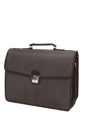 Serviette Hexagona Worker 40 cm - 3 soufflets Marron Fonc�