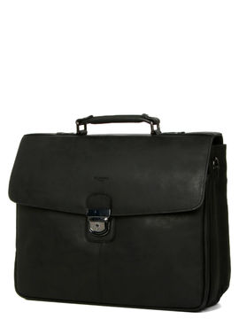 Serviette Diffrence 40 cm - 2 soufflets Noir