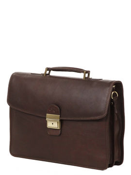 Serviette Premium 38 cm - 2 soufflets Chocolat