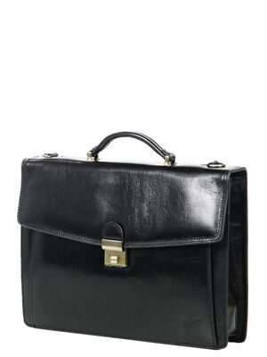 Serviette Katana Specialist 38 cm - 1 soufflet Noir