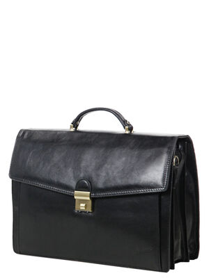 Serviette Katana Specialist 39 cm - 3 soufflets Noir