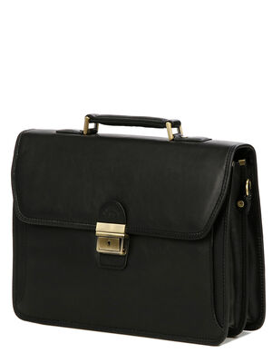 Porte-documents Katana Premium 38.5 cm - 2 soufflets Noir