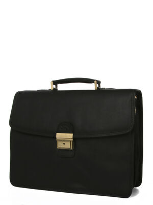 Serviette Katana Premium 38 cm - 3 soufflets Noir