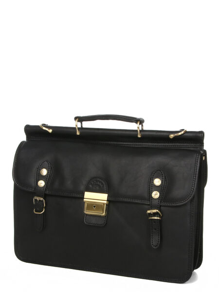 Cartable Premium Vintage 41 cm Noir