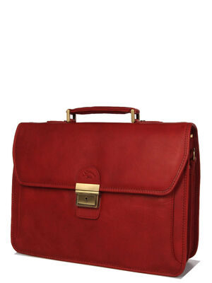 Porte-documents Katana Premium 38.5 cm - 2 soufflets Rouge