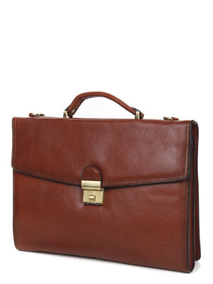 Serviette Katana Specialist 35 cm - 2 soufflets Marron