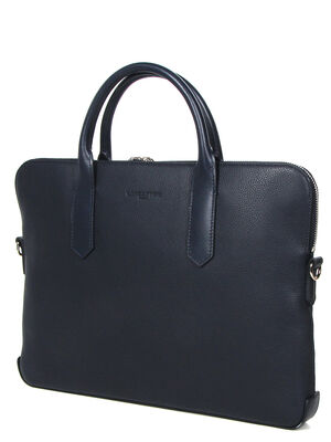 Porte-documents Lancaster Milano 38 cm Bleu Fonc�