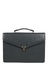 Serviette Globe Trotter 37 cm - 2 soufflets Gris Gris