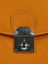 Serviette Globe Trotter 35 cm - 1 soufflet Orange Orange