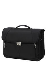 Serviette Samsonite Intellio 43 cm - 3 compartiments Noir