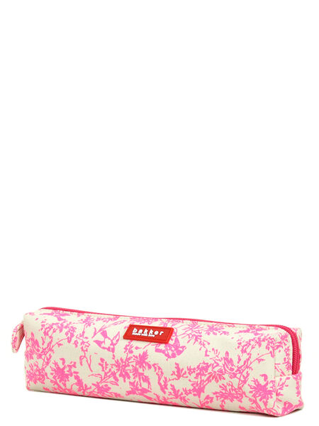 Trousse scolaire Printed Jouy Rose Fluo