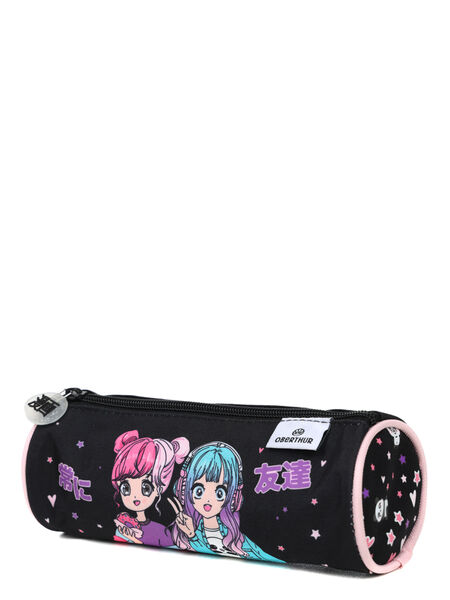 Trousse ronde Manga Kawaii