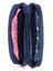 Trousse Chaton Meow World - 2 compartiments Bleu Rose