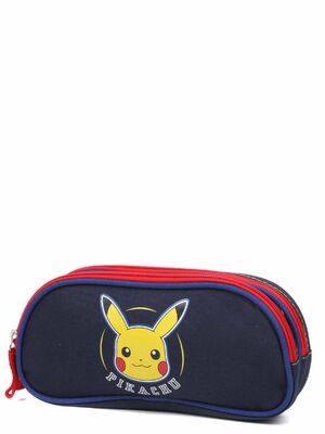 Trousse Pikachu - 2 compartiments Noir