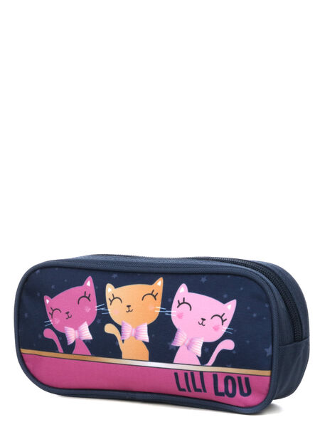 Trousse Lili Lou Glam Bleu Marine
