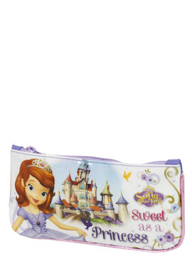 Trousse scolaire Princesse Sofia - 1 compartiment Violet