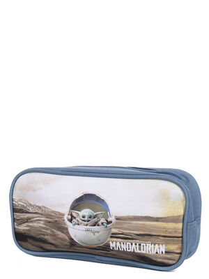 Trousse Star Wars The Mandalorian Baby Yoda Bleu