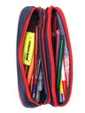 Trousse Cars Damier - 2 compartiments Rouge
