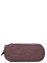 Trousse Oval Melange Print Lines