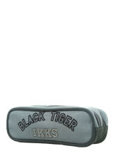 Trousse IKKS Black Tiger - 2 compartiments Gris