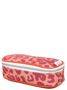 Trousse scolaire Pencil Box Leopard Orange
