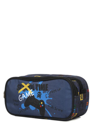 Trousse Kip School Time - 2 compartiments Bleu
