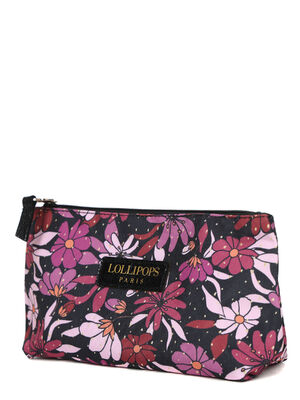 Trousse triangle Lollipops Flowers Noir