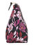 Trousse triangle Flowers Noir